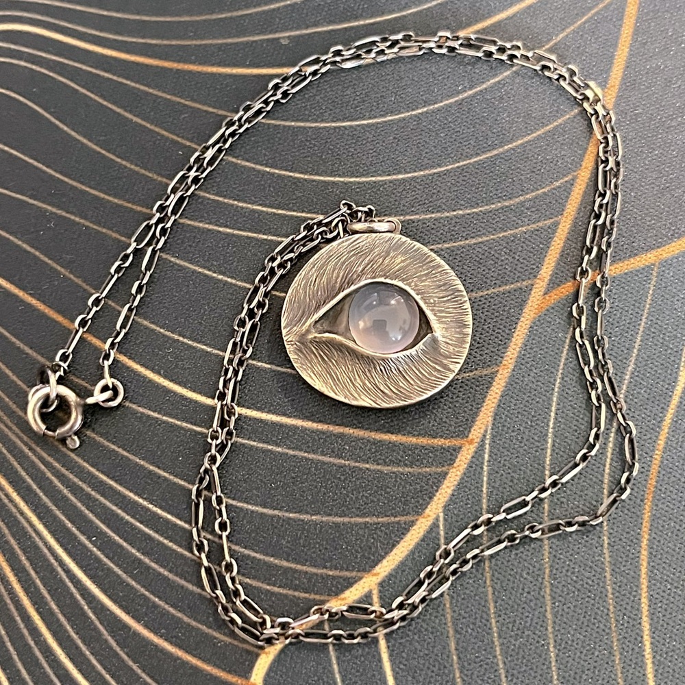 Ecclesia Blue Eyed Mender 18” Necklace